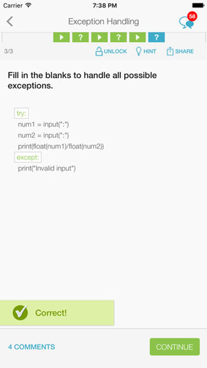 7 applications iPhone/iPad pour apprendre la programmation Python