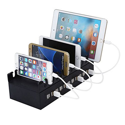 6 Grandes Stations de Charge USB 20+ Ports pour Vos Smartphones et Tablettes