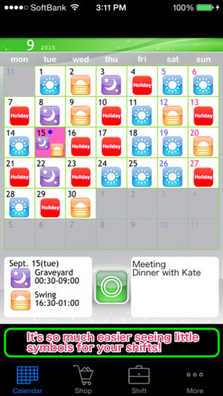 7 applications de planification de quarts pour iPhone et iPad