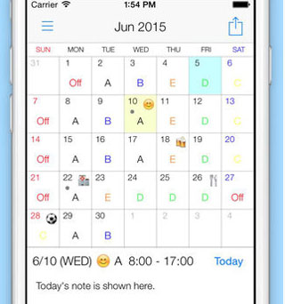 7 applications de planification de quarts pour iPhone et iPad