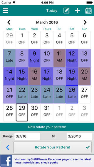 7 applications de planification de quarts pour iPhone et iPad
