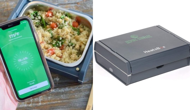 2 lunchboxes chauffants contrôlés par smartphone