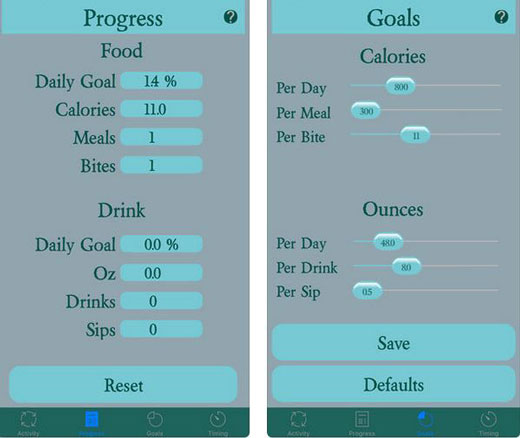 3 applications de suivi de chirurgie bariatrique et minuteurs de repas pour iOS