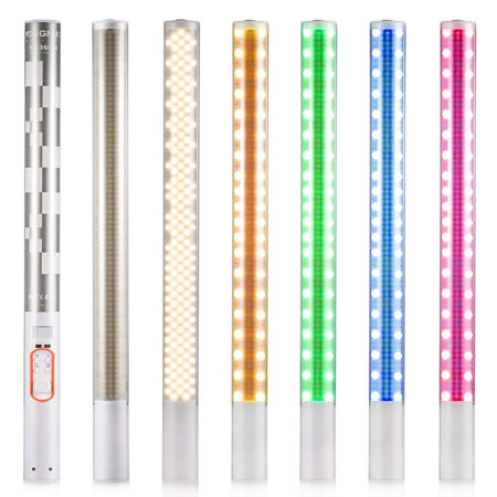 3 bâtons et baguettes lumineuses contrôlés par application