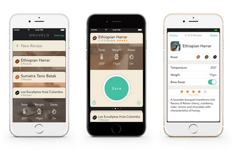 3 cafetières intelligentes avec application