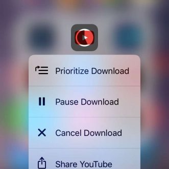 Gérer les téléchargements d’applications avec le 3D Touch