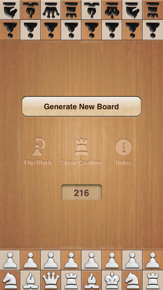 4 applications d’échecs Chess960 Fischer aléatoire pour iPhone