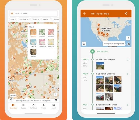 4 applications iPhone incontournables pour leDry Camping