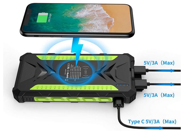 4 chargeurs solaires sans fil pour iPhone