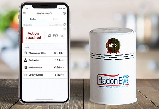 4 détecteurs de radon compatibles avec iPhone
