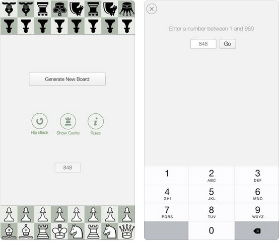 4 superbes applications d’échecs aléatoires de Fischer pour iOS