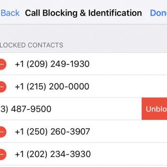 Comment débloquer un numéro sur iPhone