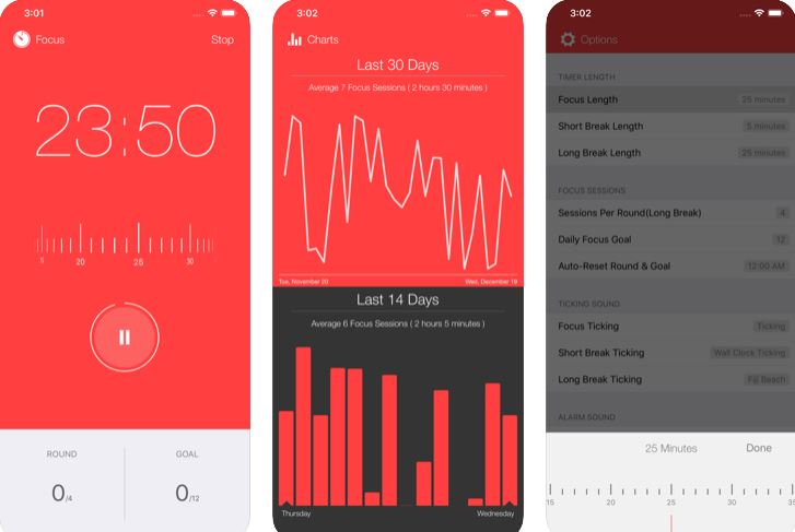5 applications de minuterie de concentration pour iPhone et Apple Watch