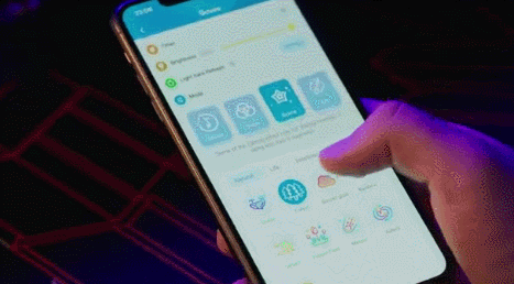Lumière murale intelligente Govee Glide RGBIC avec application