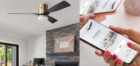 7 ventilateurs de plafond compatibles smartphone et contrôlés par Alexa