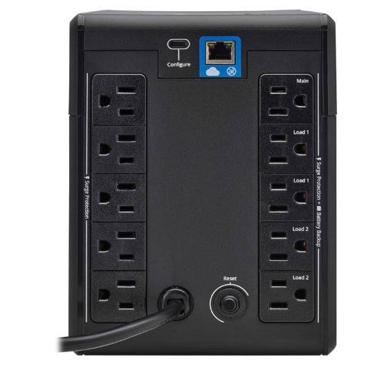 Alimentation électrique de secours Tripp Lite App Connected 750VA avec batterie et fonction de sauvegarde
