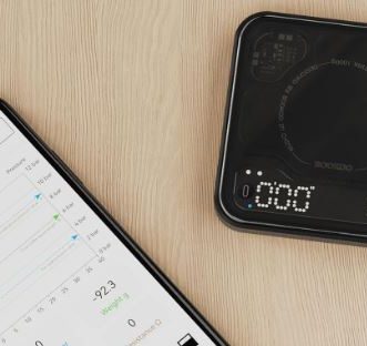 Balance de café numérique rechargeable BOOKOO avec application