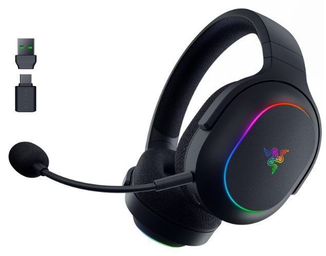 Casque de jeu Razer Barracuda X Chroma 2,4 GHz + Bluetooth avec micro amovible