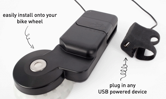 Chargeur à pédale pour smartphones