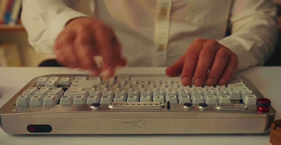 Clavier mécanique qui compte les mots