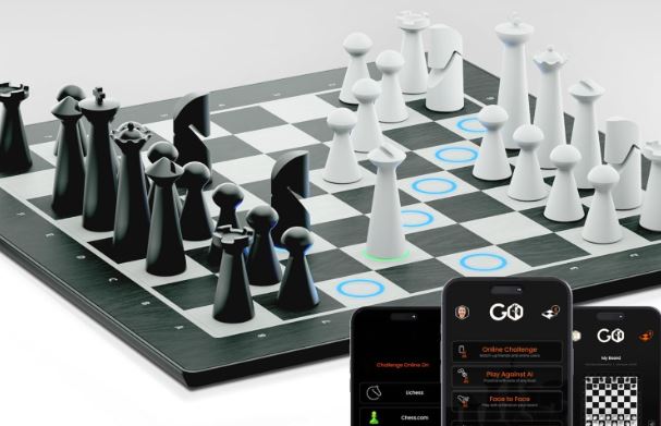 Damier d’échecs intelligent avec éclairage pour Lichess et Chess.com – Jouez partout