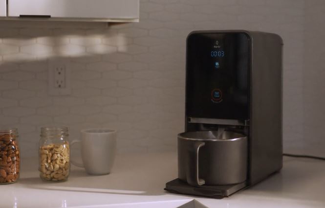 Fabricant de lait végétal contrôlé par application Nutr Gen N avec prise en charge d’Alexa