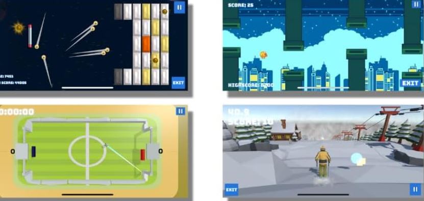 MOVAO Mini presse pour jambes au lit avec jeux d’application