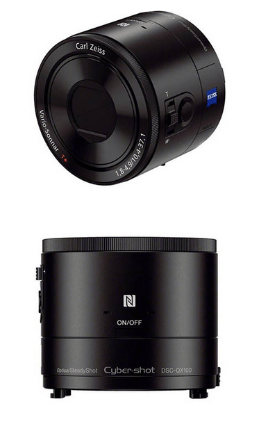 Objectif intelligent Sony DSC-QX100 pour iPhone Sony DSC-QX100