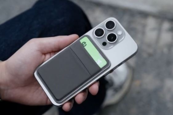 Porte-monnaie compatible MagSafe amovible