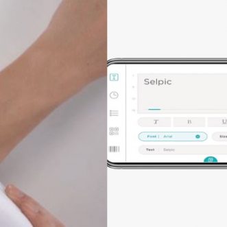 2 imprimantes portables intelligentes sympas de l’application Smart Handheld