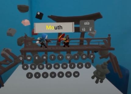 Saisie de texte par regard Ninja pour Vision Pro