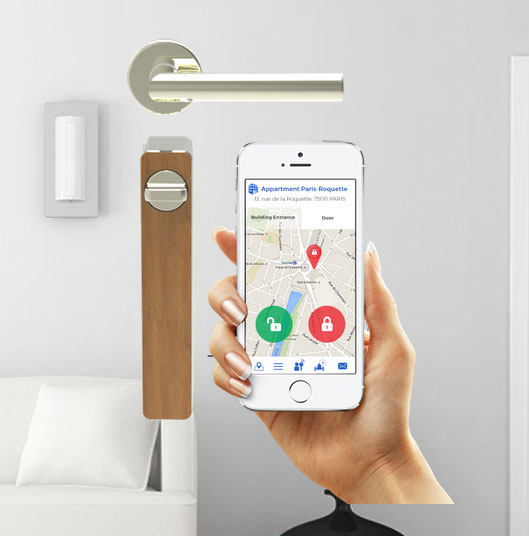 Serrure de porte intelligente sécurisée IKILOCK