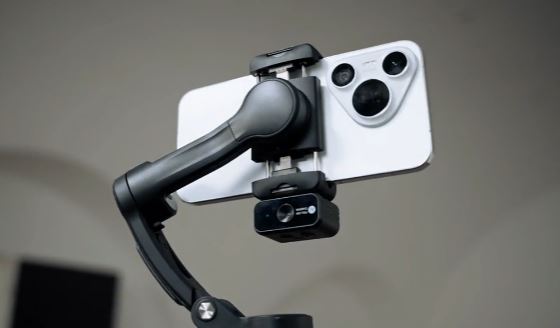 Stabilisateur de téléphone intelligent 3 axes TOKQI-M06 avec suivi AI