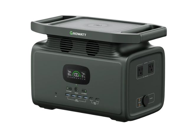 Station d’alimentation GROWATT Infinity 1200 contrôlée par application – 1800W