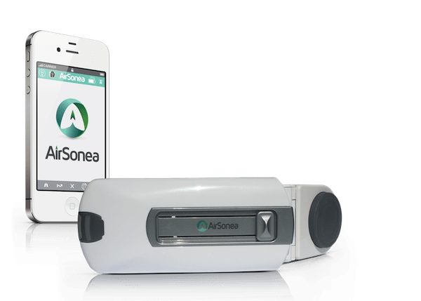 Suivi de l’asthme pour iPhone airsonea