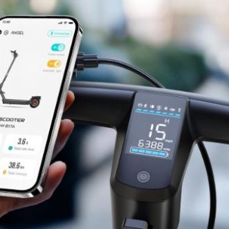 Trottinette électrique pliable connectée TST HY-B17A 600W