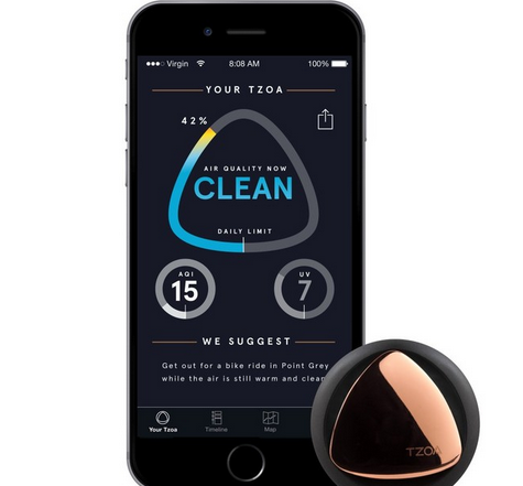 6 Moniteurs de Qualité d’Air Intelligents Compatible iOS