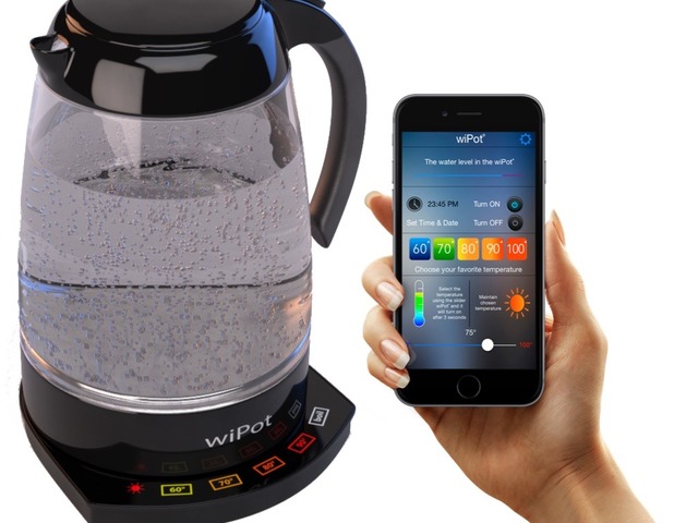 Théière avec WiFi et prise en charge de smartphone