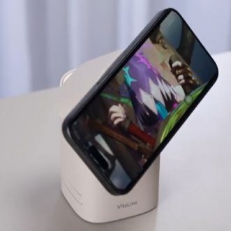 Support de charge sans fil rotatif automatique VitaLink pour iPhone et Apple Watch