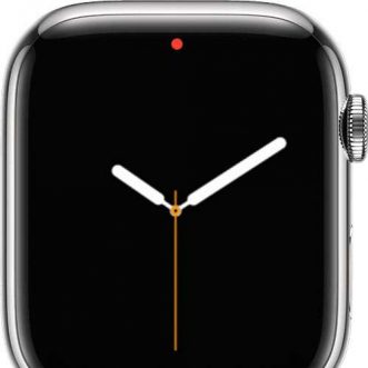 Comment désactiver le point rouge sur mon Apple Watch ?