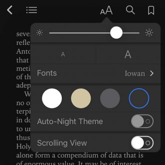Comment utiliser le mode sombre avec les livres sur iOS