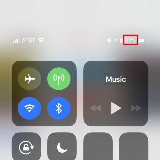 Comment afficher le pourcentage de batterie sur mon iPhone ?