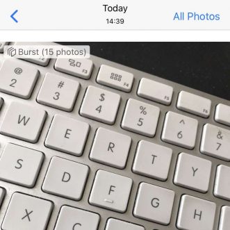 Comment prendre des photos en rafale sur iPhone 11