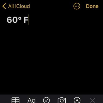 Comment taper le symbole de degré (°) sur un iPhone ?