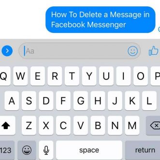 Comment supprimer un message dans l’application Facebook Messenger