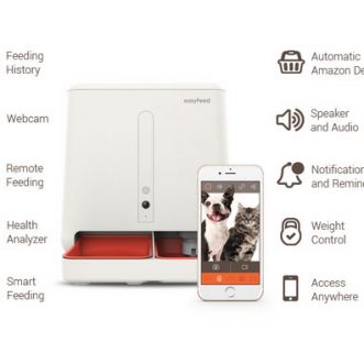 Distributeur automatique intelligent pour animaux EasyFeed avec intégration Amazon