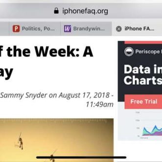 Activer les favicons Safari pour iPhone et iPad