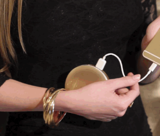 Miroir + Batterie portable pour appareils iOS/Android