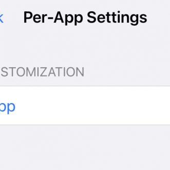 Comment utiliser les paramètres par application sur iPhone