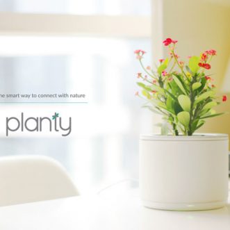 Pot de jardin intelligent et connecté à Internet